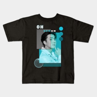 Kpop Design Sehun EXO [ Don't Fight The Feeling ] Kids T-Shirt